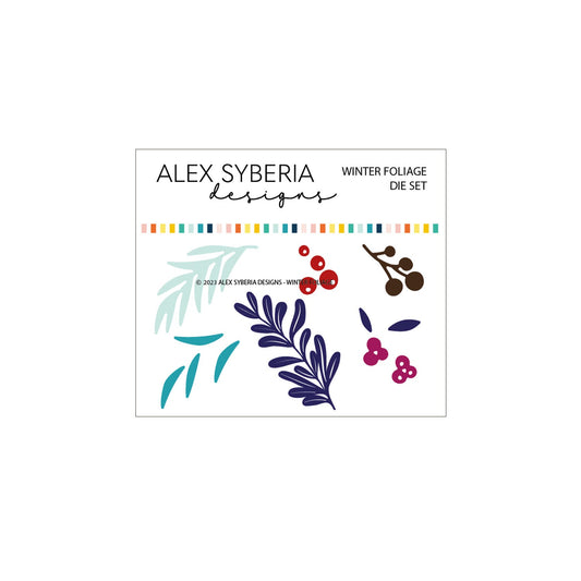 Alex Syberia Designs Winter Foliage Die Set - CraftSource Market: Craft Supplies & Kits Papercraft > Dies > Metal Cutting Dies