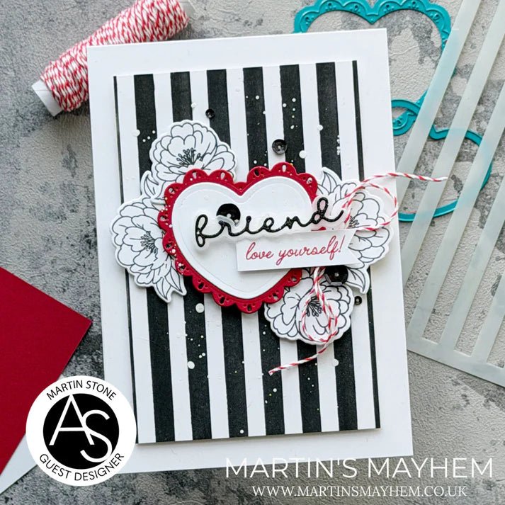 Alex Syberia Designs With Love Sentiments Die Set - CraftSource Market: Craft Supplies & Kits Papercraft > Dies > Metal Cutting Dies