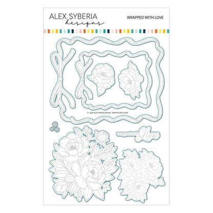 Alex Syberia Designs Wrapped with Love Die Set - CraftSource Market: Craft Supplies & Kits Papercraft > Dies > Metal Cutting Dies