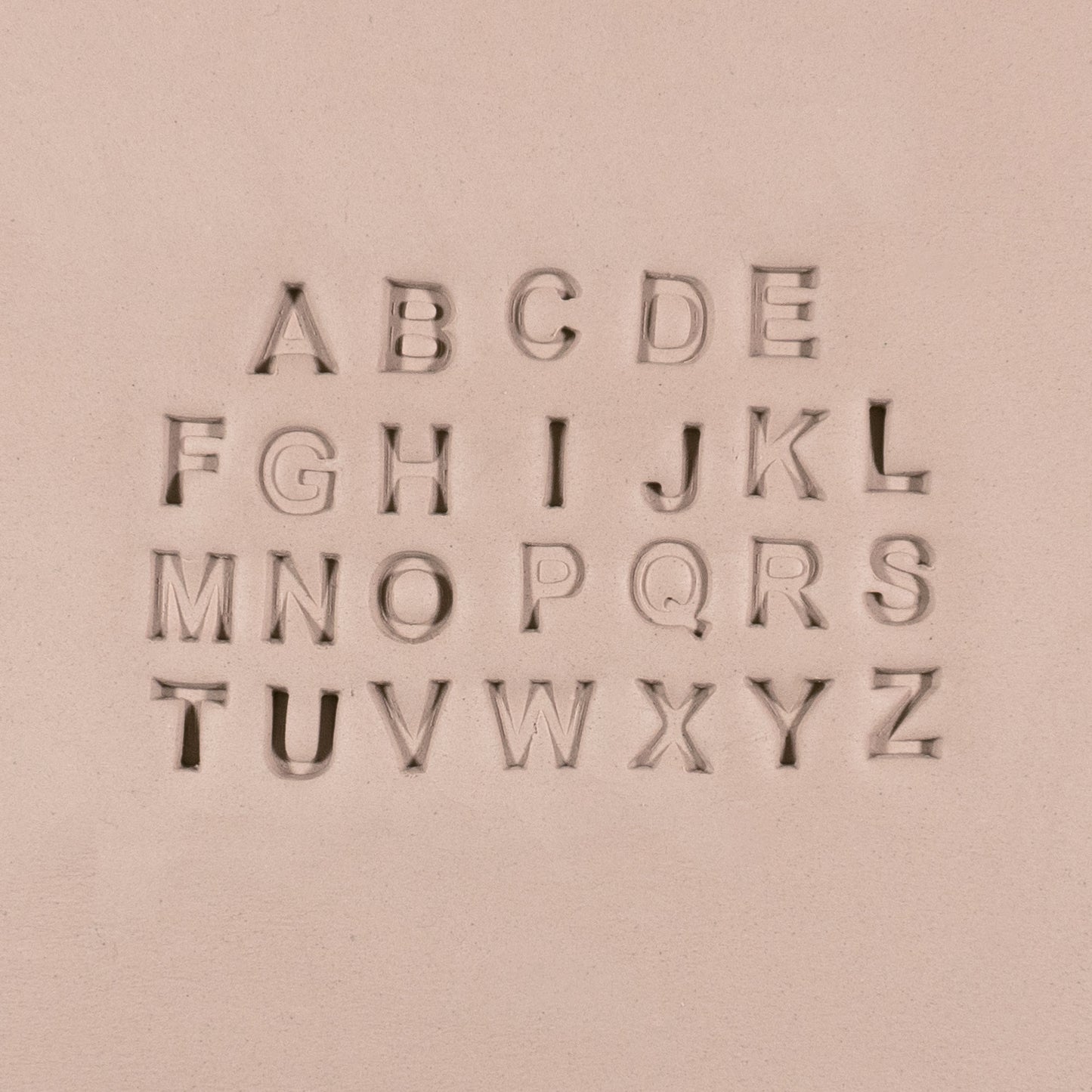 Alphabet Stamp Set | All Caps | Arial Bold Font | 7mm Width - CraftSource Market: Craft Supplies & Kits Stamps