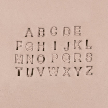 Alphabet Stamp Set | All Caps | Arial Bold Font | 7mm Width - CraftSource Market: Craft Supplies & Kits Stamps