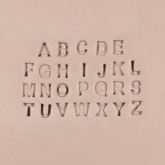 Alphabet Stamp Set | All Caps | Arial Bold Font | 7mm Width - CraftSource Market: Craft Supplies & Kits Stamps