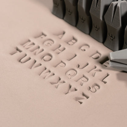 Alphabet Stamp Set | All Caps | Arial Bold Font | 7mm Width - CraftSource Market: Craft Supplies & Kits Stamps
