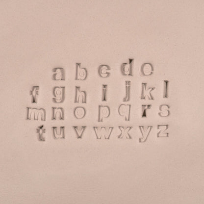 Alphabet Stamp Set | Lowercase | Arial Bold Font | 7mm Width - CraftSource Market: Craft Supplies & Kits Stamps