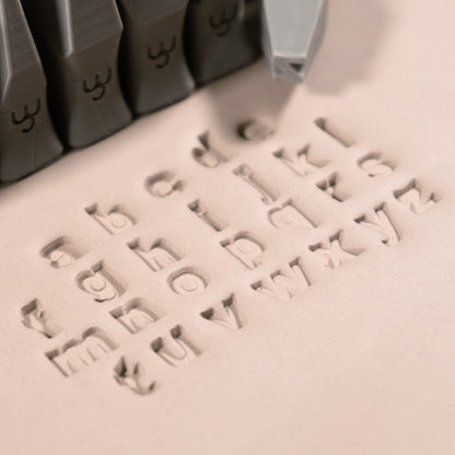 Alphabet Stamp Set | Lowercase | Arial Bold Font | 7mm Width - CraftSource Market: Craft Supplies & Kits Stamps