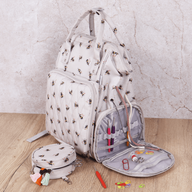 Bee Backpack Craft Storage - CraftSource Market: Craft Supplies & Kits Craft Storage