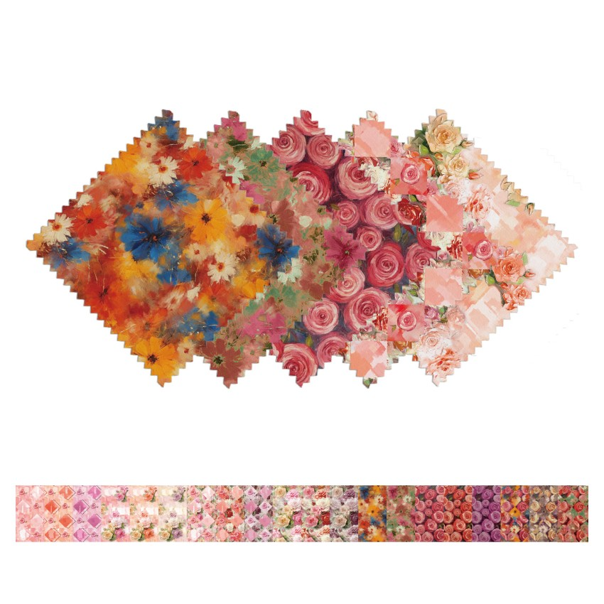Bloom Brush 40Pcs Charm Pack - CraftSource Market: Craft Supplies & Kits Charm Pack