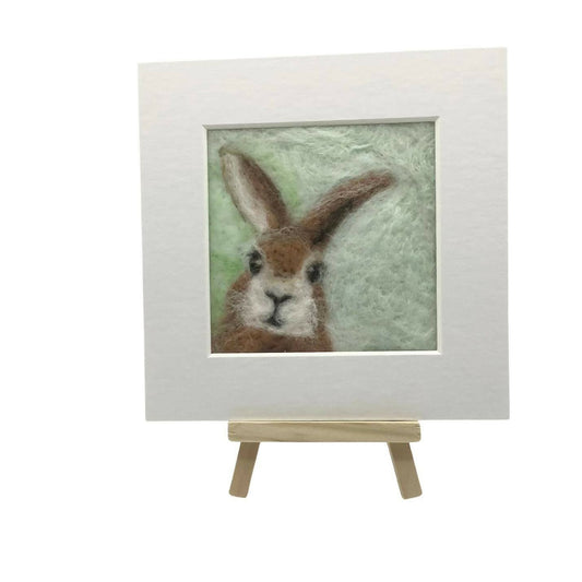 Bunny Mini Picture Felting Kit - CraftSource Market: Craft Supplies & Kits