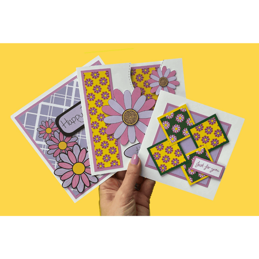 Card Making Kit - Flower Power - CraftSource Market: Craft Supplies & Kits