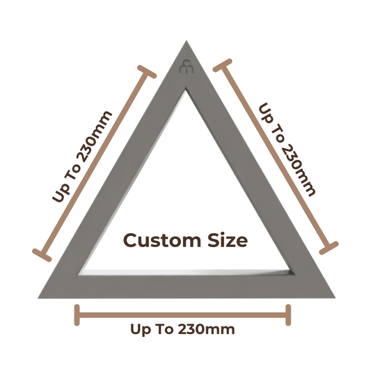 Clay Slab Cutters - Equilateral Triangle - Custom Sizes