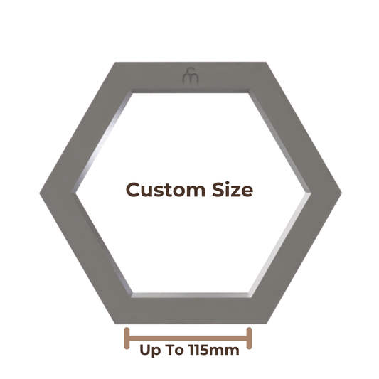Clay Slab Cutters - Hexagon - Custom Sizes