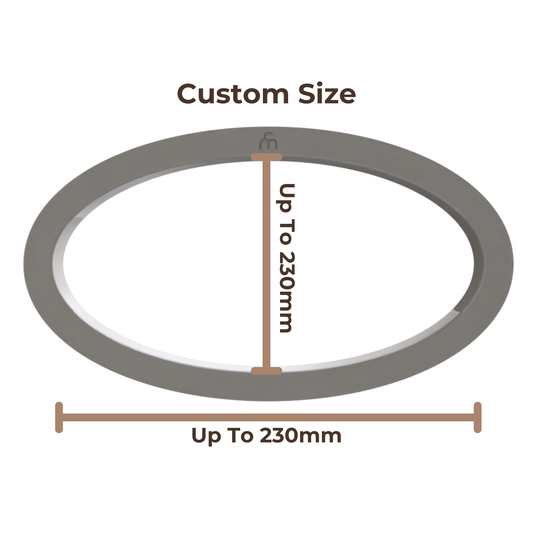 Clay Slab Cutters - Oval - Custom Sizes