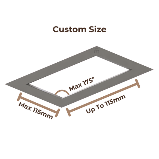 Clay Slab Cutters - Rhombus - Custom Sizes
