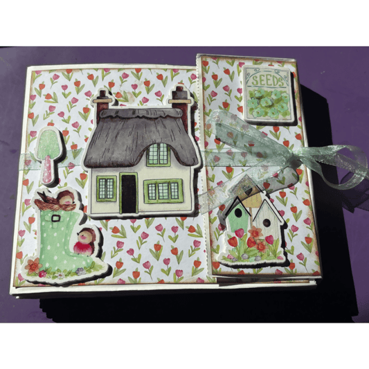 Craft Consortium Cottage Garden Mini Book Kit - CraftSource Market: Craft Supplies & Kits