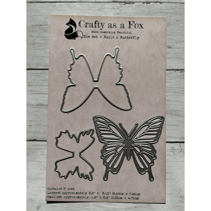 Die Set - Build a Butterfly - CraftSource Market: Craft Supplies & Kits Papercraft > Dies > Metal Cutting Dies