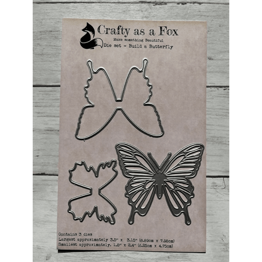 Die Set - Build a Butterfly - CraftSource Market: Craft Supplies & Kits Papercraft > Dies > Metal Cutting Dies