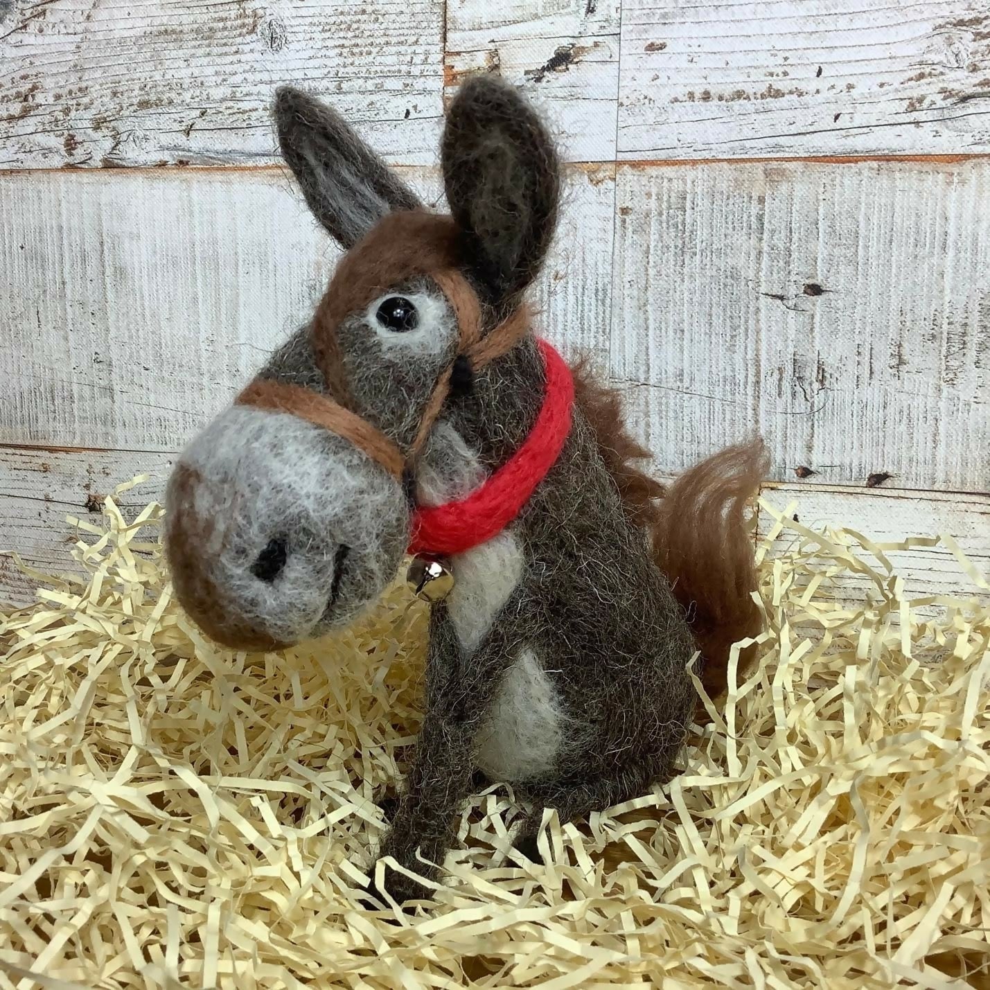 Dinky Donkey Model Felting Kit - CraftSource Market: Craft Supplies & Kits