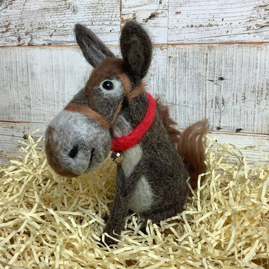 Dinky Donkey Model Felting Kit - CraftSource Market: Craft Supplies & Kits