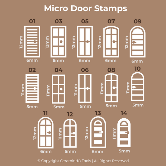 Door Stamp Set of 18