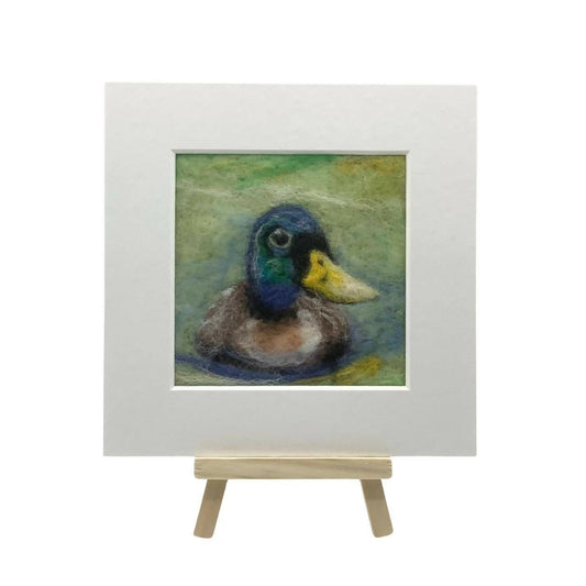 Duck Mini Picture Felting Kit - CraftSource Market: Craft Supplies & Kits