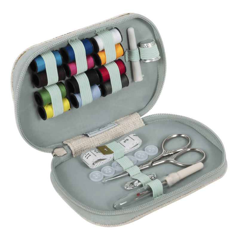Embroidered Sewing Kit with Zip Case - CraftSource Market: Craft Supplies & Kits Sewing Tools & Accessories