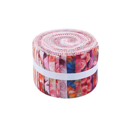 Floral Radiance Wide Jelly Roll - CraftSource Market: Craft Supplies & Kits Jelly Rolls