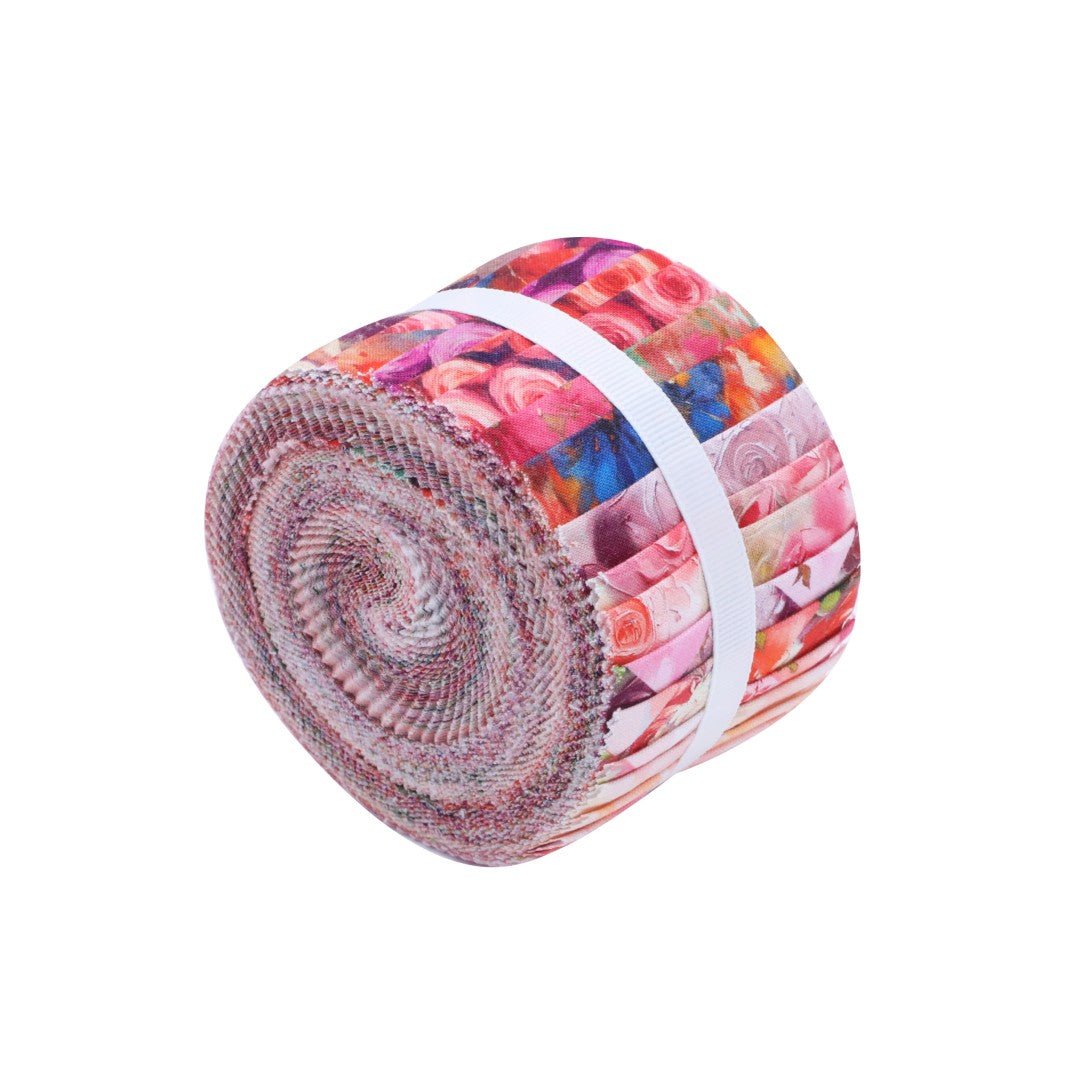 Floral Radiance Wide Jelly Roll - CraftSource Market: Craft Supplies & Kits Jelly Rolls