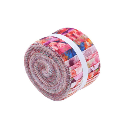 Floral Radiance Wide Jelly Roll - CraftSource Market: Craft Supplies & Kits Jelly Rolls