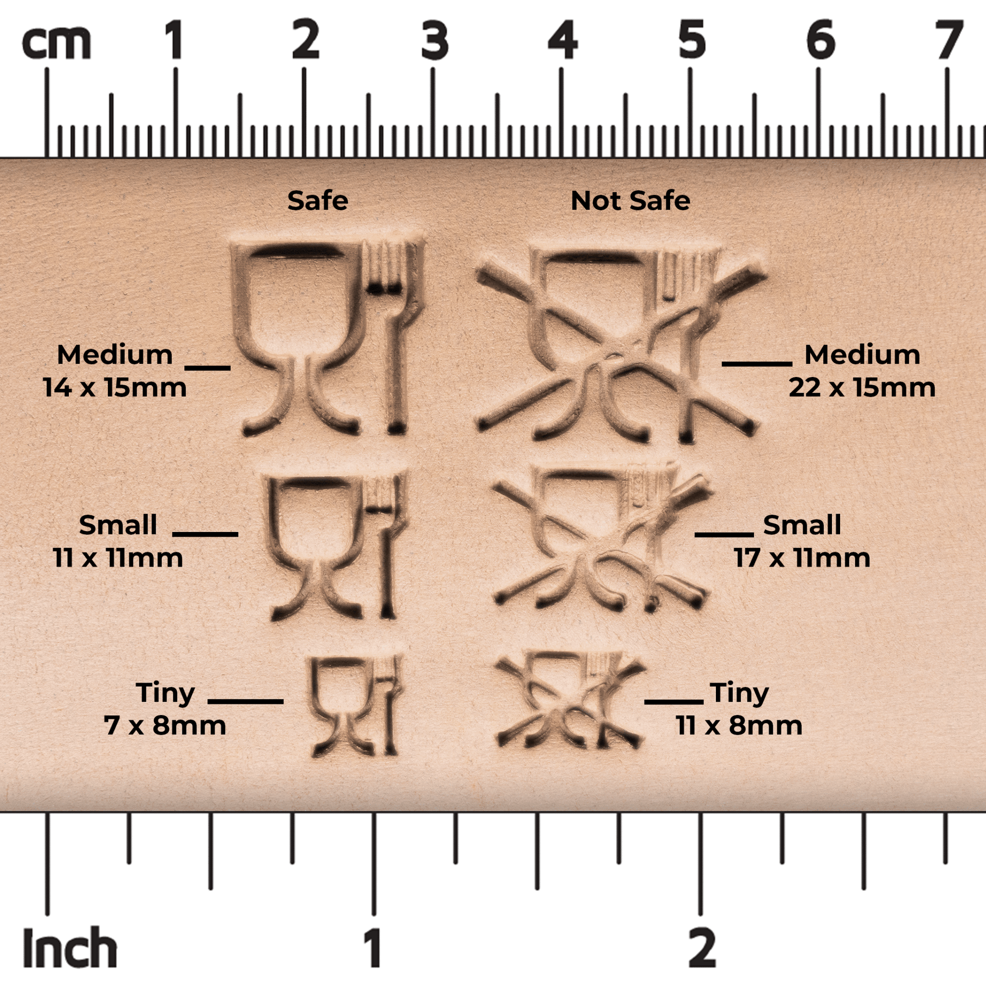 Food Safe or Not Safe Clay Stamps - CraftSource Market: Craft Supplies & Kits Stamps