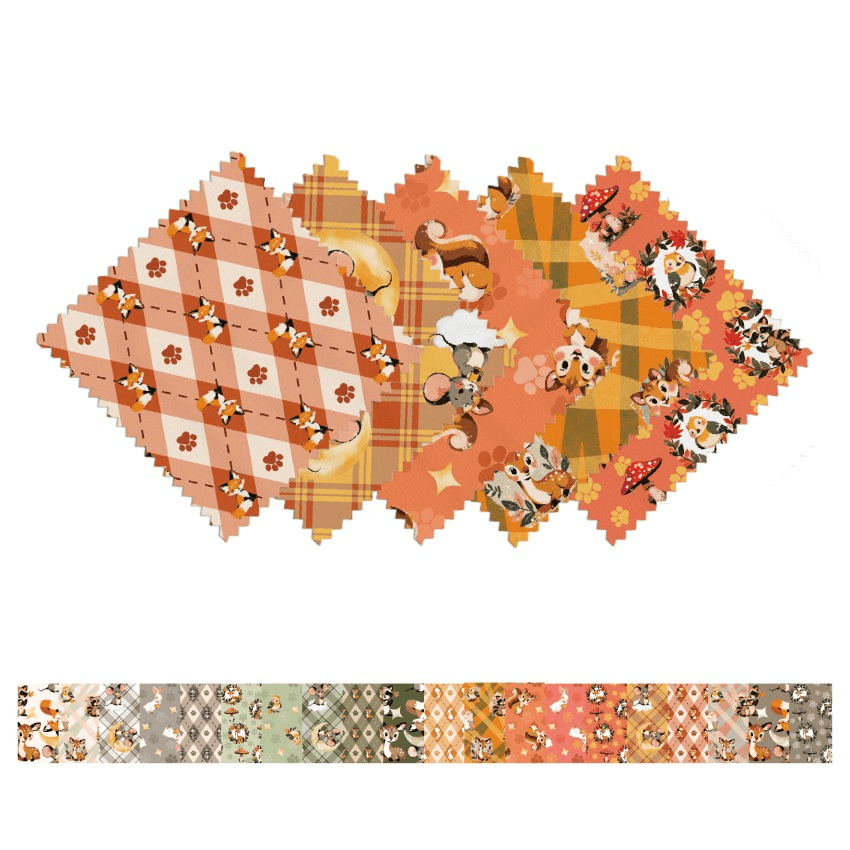 Forest Friends 40Pcs Charm Pack - CraftSource Market: Craft Supplies & Kits Charm Pack