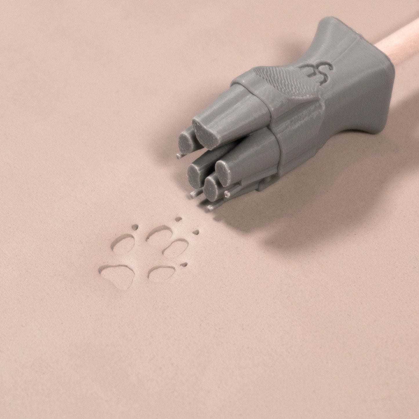 Fox Paw Stamp - Medium - Style #1