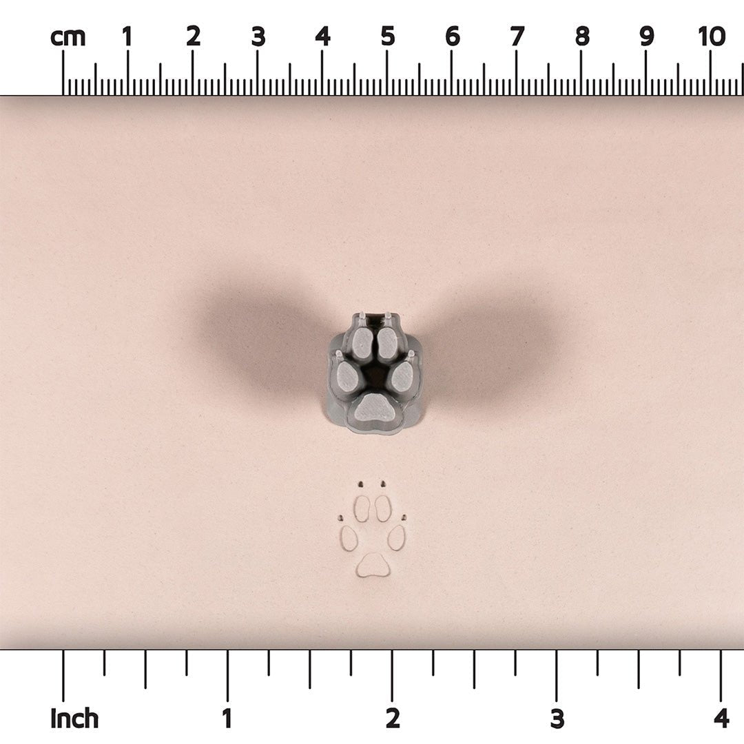 Fox Paw Stamp - Medium - Style 1 - CraftSource Market: Craft Supplies & Kits Stamps