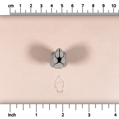 Fox Paw Stamp - Medium - Style 2 - CraftSource Market: Craft Supplies & Kits Stamps