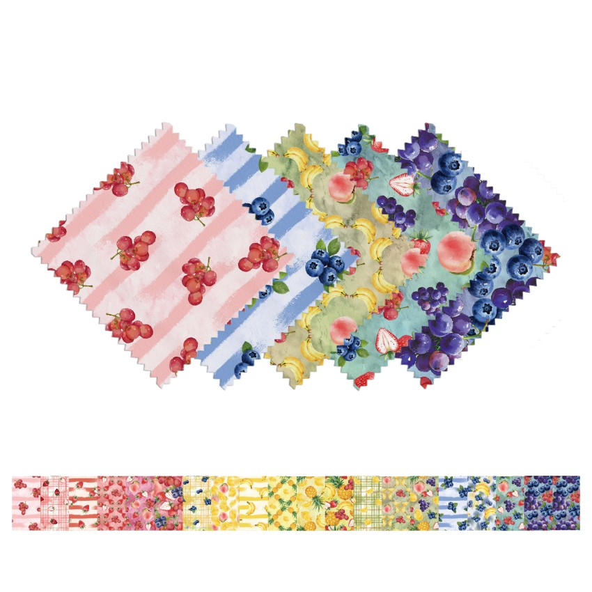 Fruit Fiesta 40Pcs Charm Pack - CraftSource Market: Craft Supplies & Kits Charm Pack