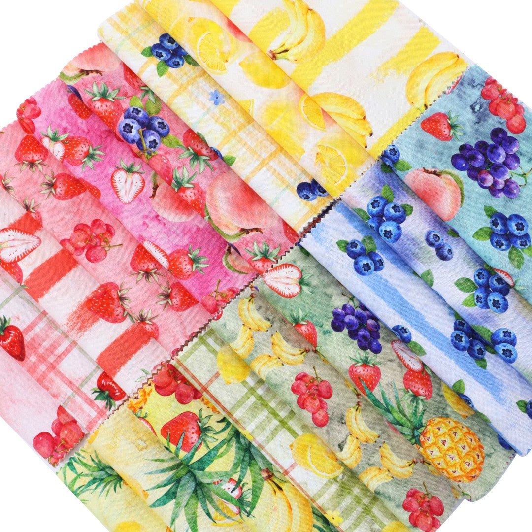 Fruit Fiesta 40Pcs Charm Pack - CraftSource Market: Craft Supplies & Kits Charm Pack