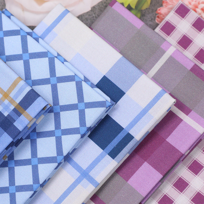 Geometric Plaid Cotton Fat Quarters Bundle - CraftSource Market: Craft Supplies & Kits Fat Quarter Bundle