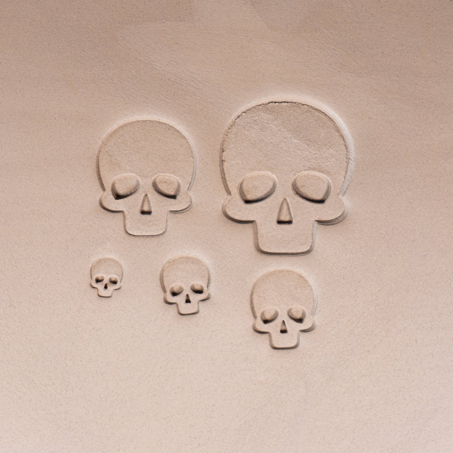 Halloween Human Skull Stamps