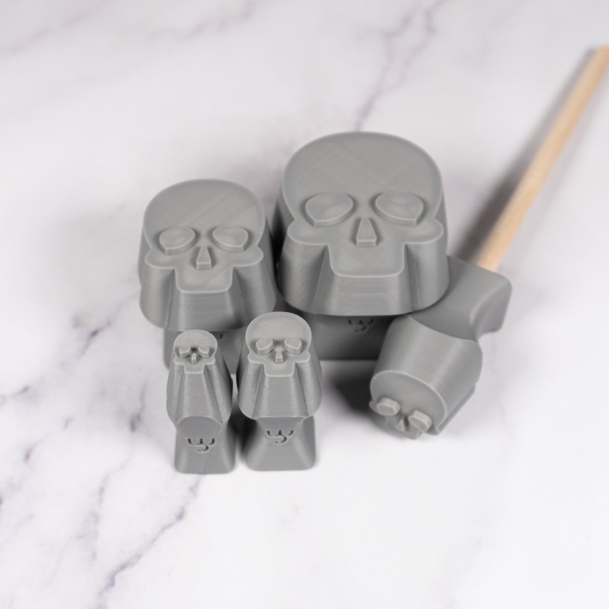Halloween Human Skull Stamps - CraftSource Market: Craft Supplies & Kits Stamps