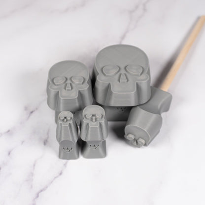 Halloween Human Skull Stamps - CraftSource Market: Craft Supplies & Kits Stamps