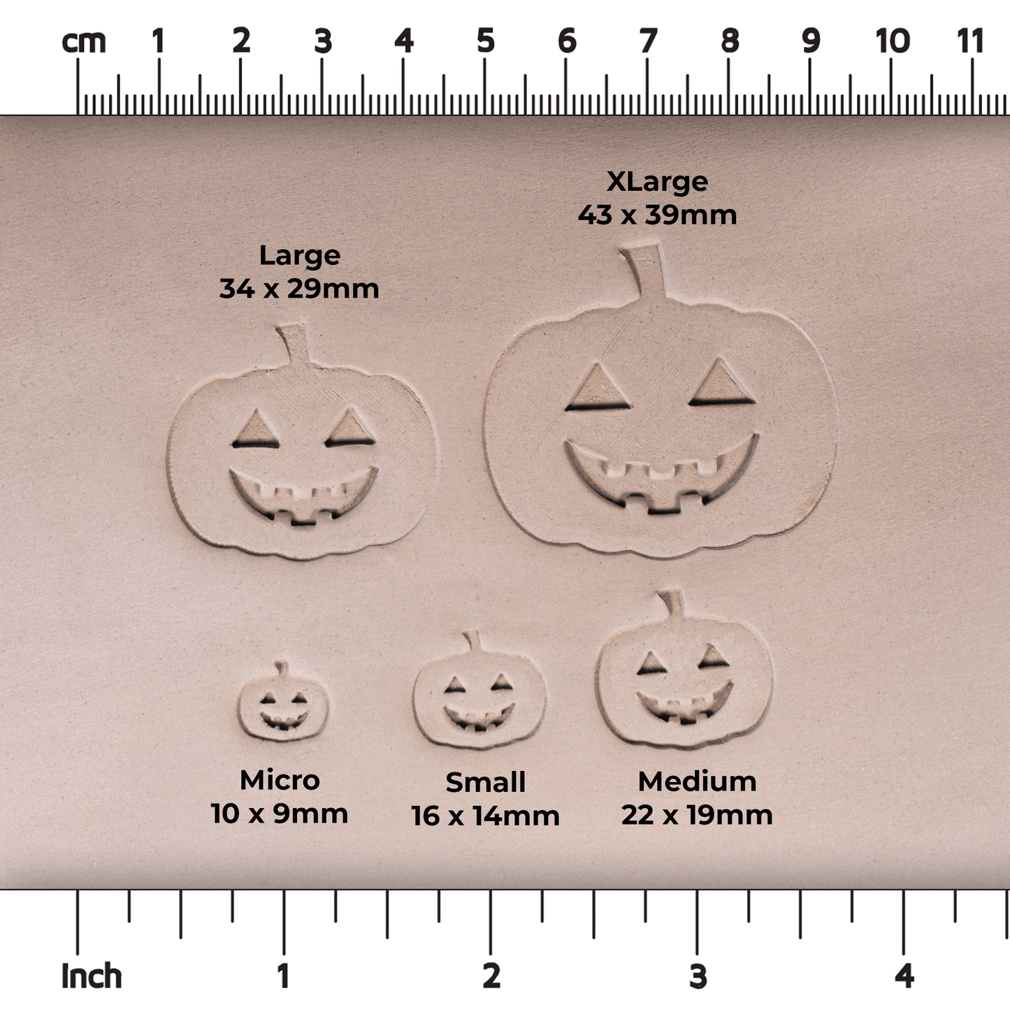 Halloween Jack-o-Lantern Pumpkin Stamps - Style #1