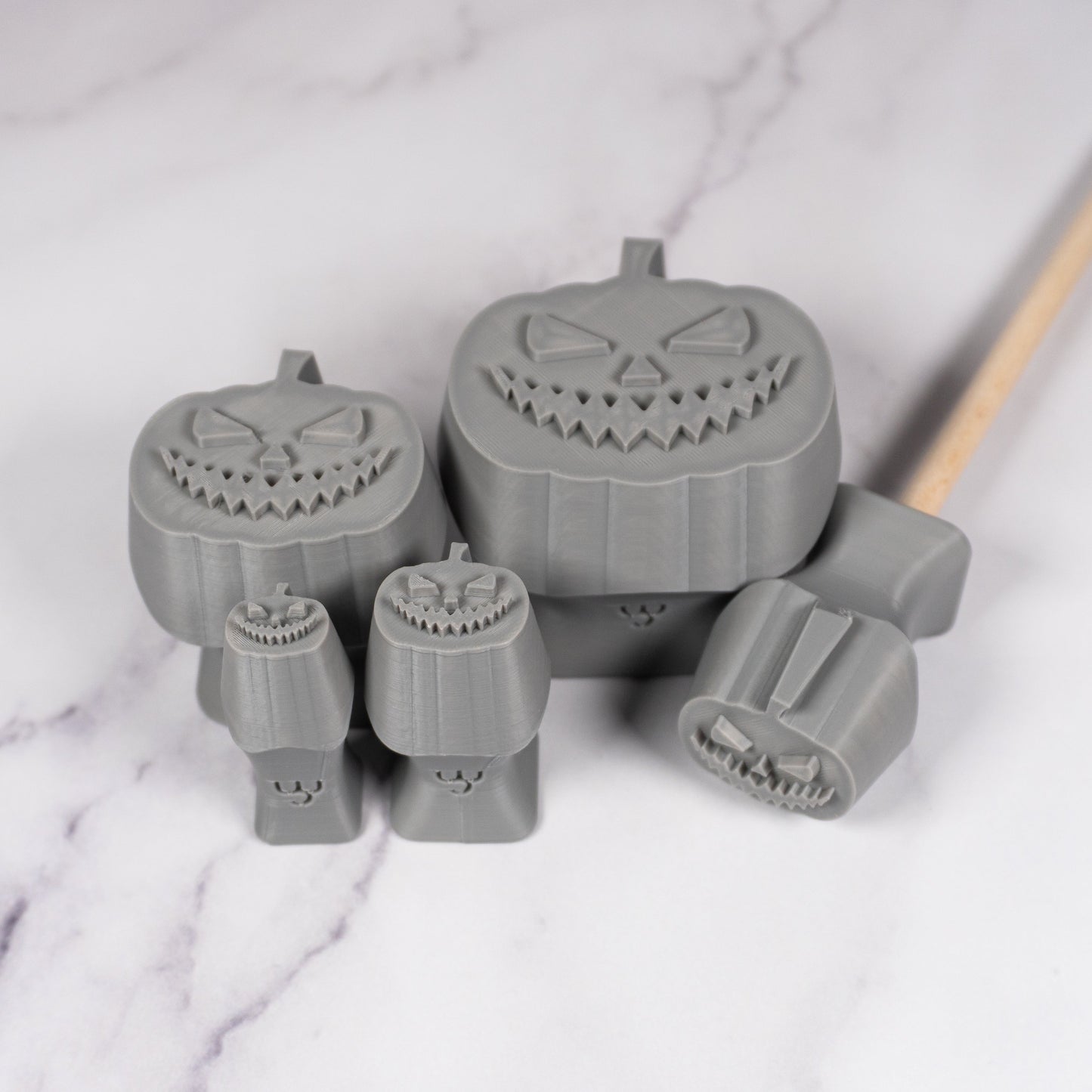 Halloween Jack-o-Lantern Pumpkin Stamps - Style #2