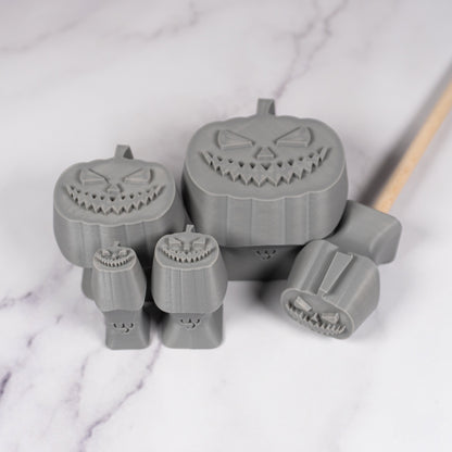 Halloween Jack-o-Lantern Pumpkin Stamps - Style #2