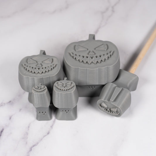 Halloween Jack-o-Lantern Pumpkin Stamps - Style #2