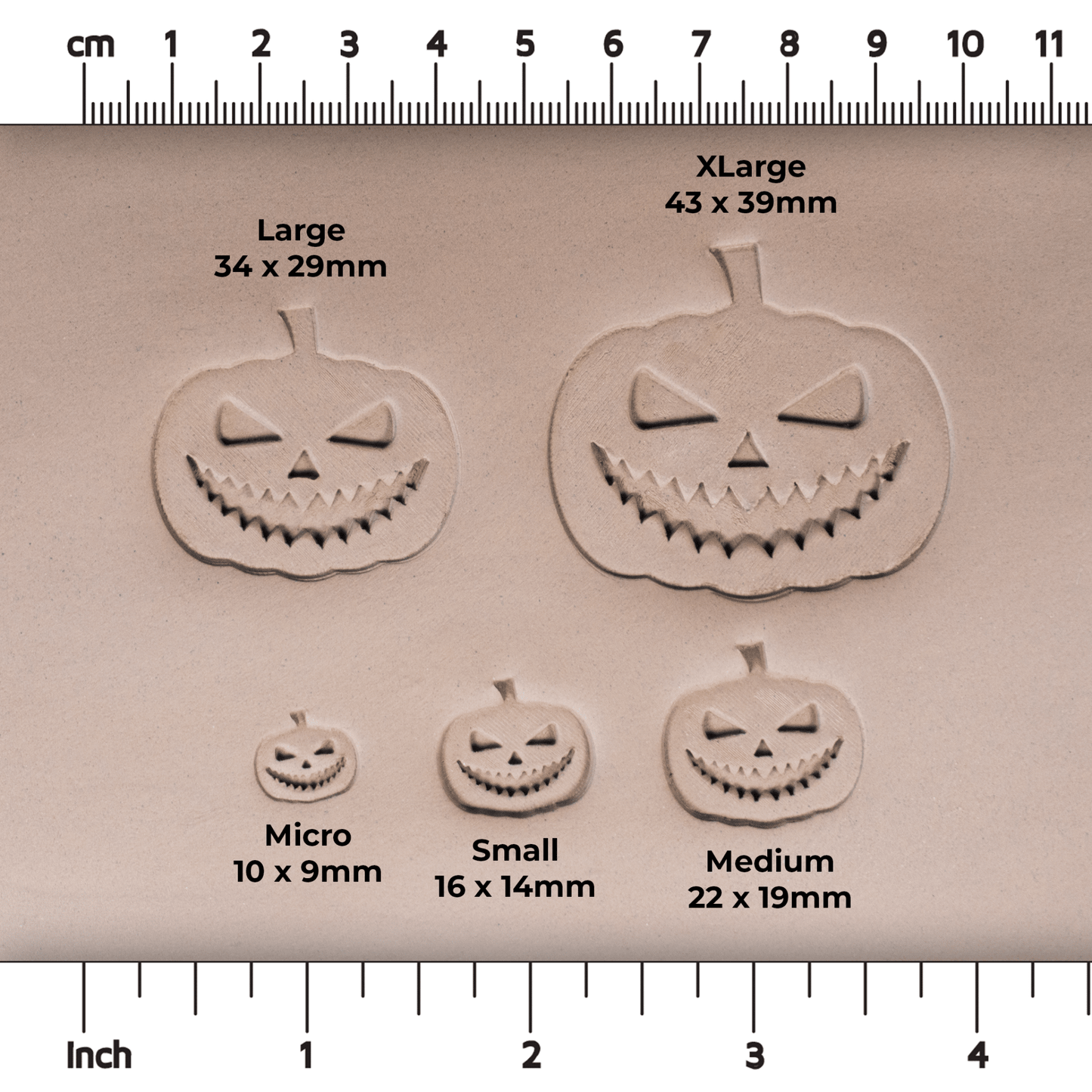 Halloween Jack - o - Lantern Pumpkin Stamps - Style 2 - CraftSource Market: Craft Supplies & Kits Stamps