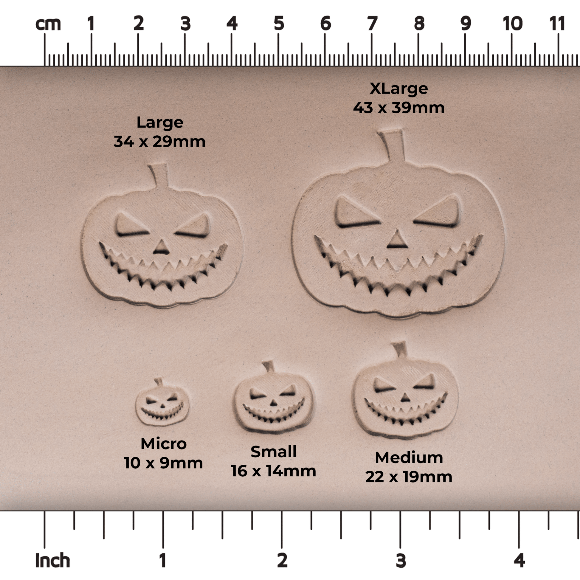 Halloween Jack - o - Lantern Pumpkin Stamps - Style 2 - CraftSource Market: Craft Supplies & Kits Stamps