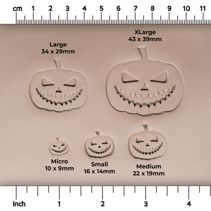 Halloween Jack - o - Lantern Pumpkin Stamps - Style 2 - CraftSource Market: Craft Supplies & Kits Stamps