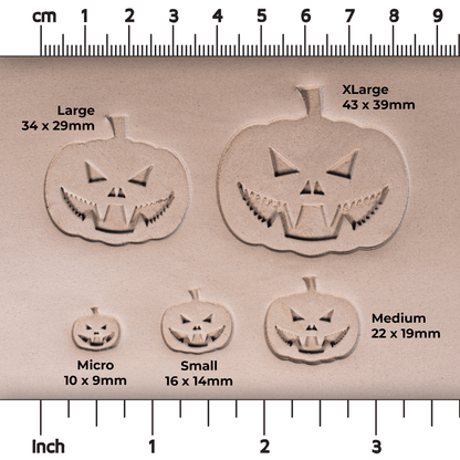 Halloween Jack-o-Lantern Pumpkin Stamps - Style #3
