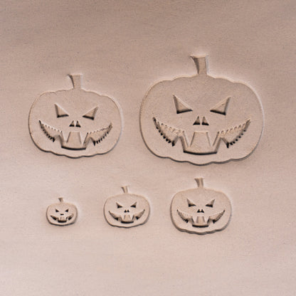Halloween Jack-o-Lantern Pumpkin Stamps - Style #3