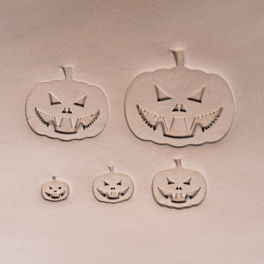 Halloween Jack-o-Lantern Pumpkin Stamps - Style #3