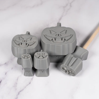 Halloween Jack-o-Lantern Pumpkin Stamps - Style #3